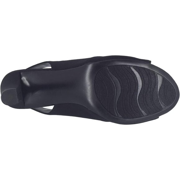Impo Womens Velia Memory Foam Stretch Slingback Pump Sandals Black Size 8.5M NIB - Picture 7 of 8